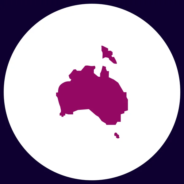 オーストラリア コンピューター シンボル — ストックベクタ