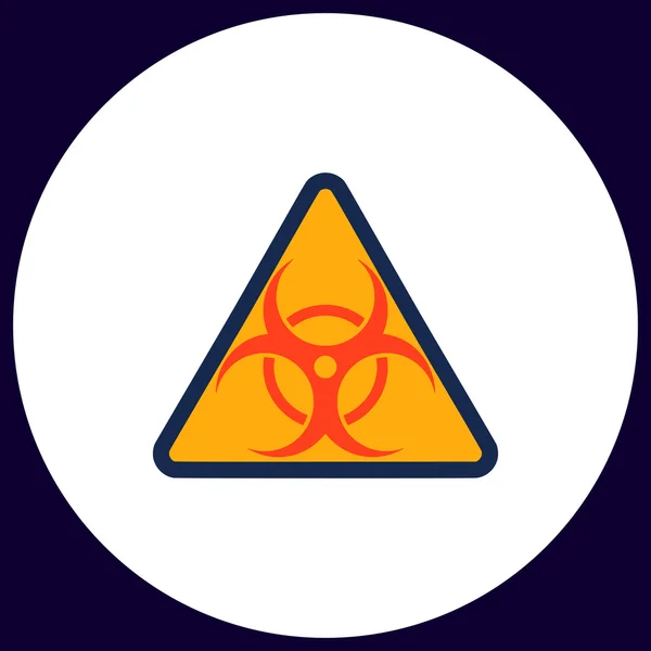 Símbolo informático de riesgo biológico — Archivo Imágenes Vectoriales