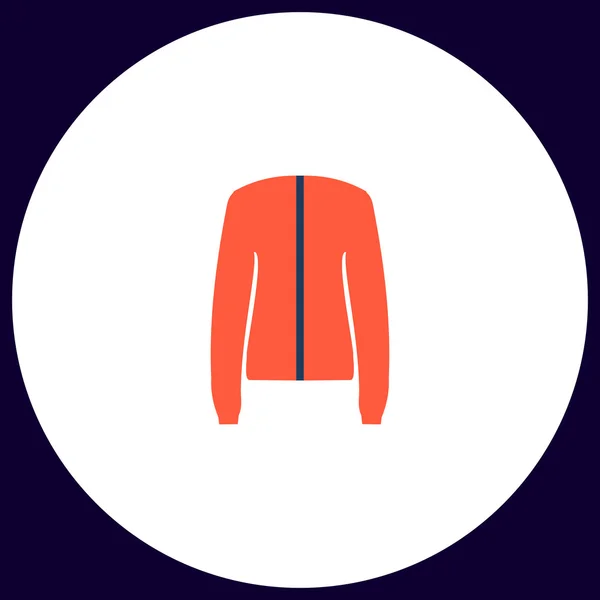 Куртка комп'ютер символ — стоковий вектор