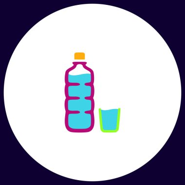 Plastik şişe bilgisayar simgesi