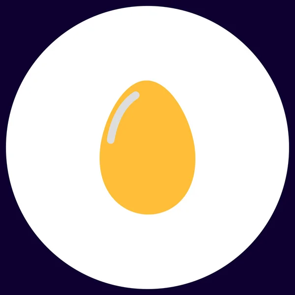 Símbolo do computador do ovo —  Vetores de Stock