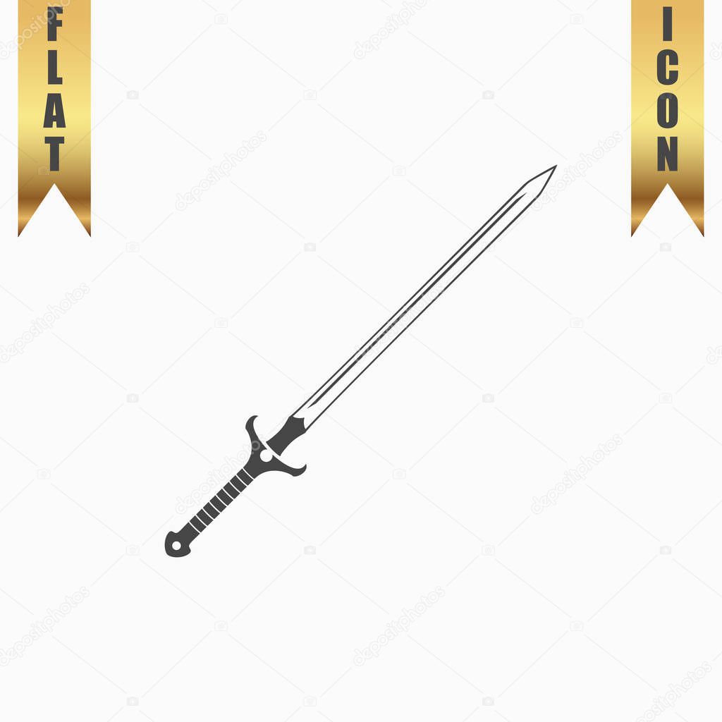 sword flat icon