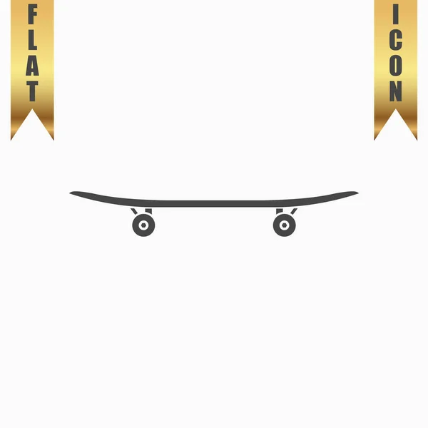 Icona dello skateboard — Vettoriale Stock