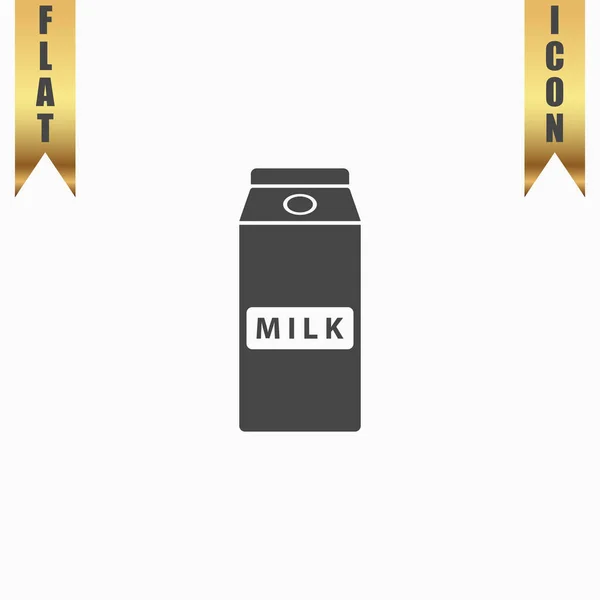 Pack of milk icon — Stock Vector