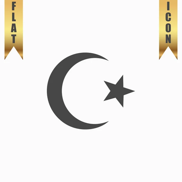 Islam flat icon — Stock Vector