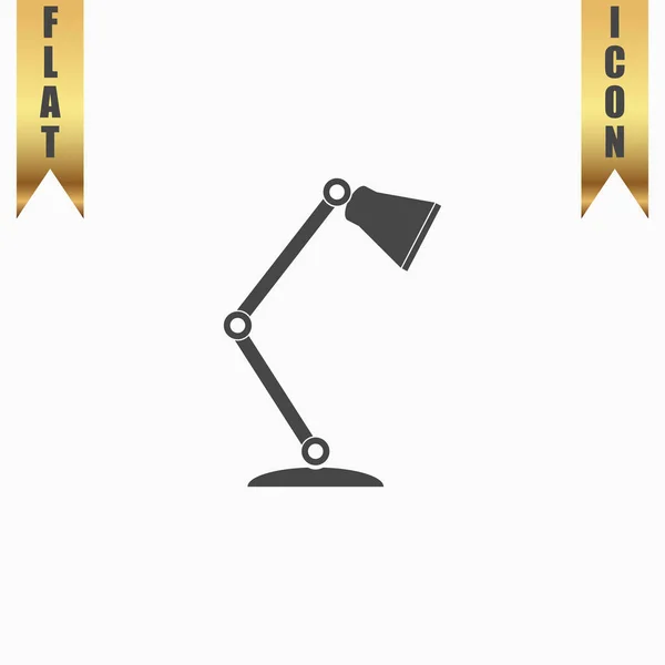Płaska ikona lampy do czytania — Wektor stockowy