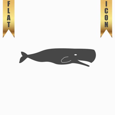 Sperm Whale icon clipart