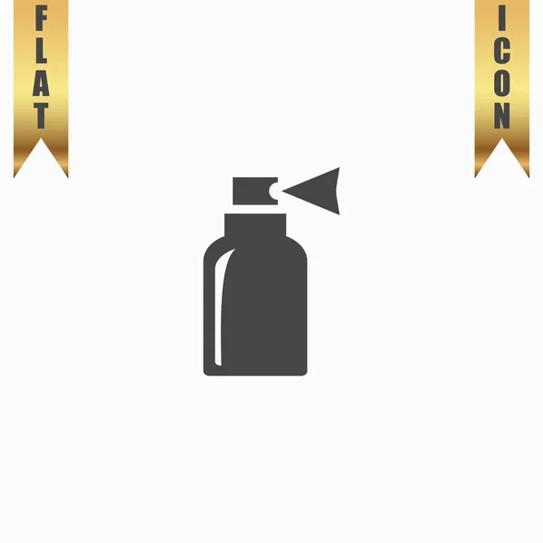 Spray platte pictogram — Stockvector
