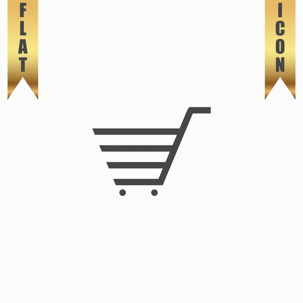 Icono del carrito de compras — Vector de stock