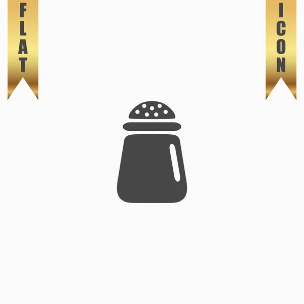 Sal o pimienta - Icono del vector aislado — Vector de stock
