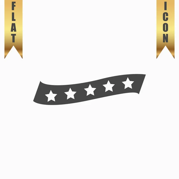 Ruban étoile best-seller recommandé — Image vectorielle