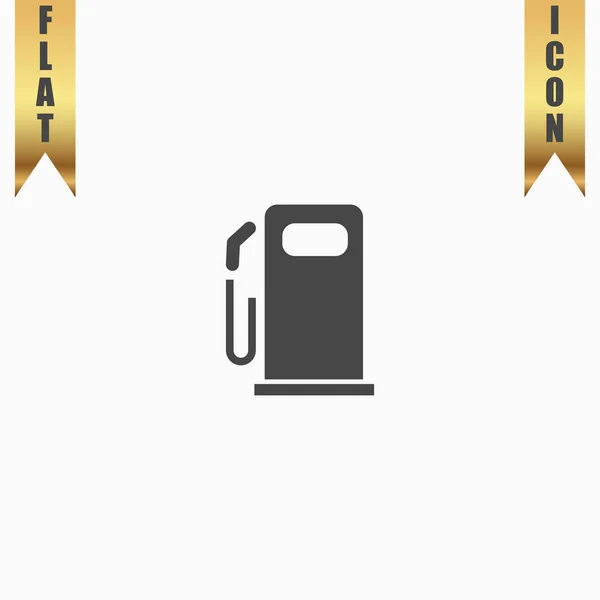 Fuel flat icon — Stock Vector