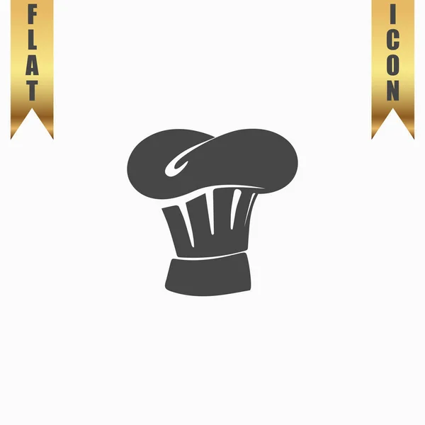 厨师帽图标、 符号和按钮 — 图库矢量图片