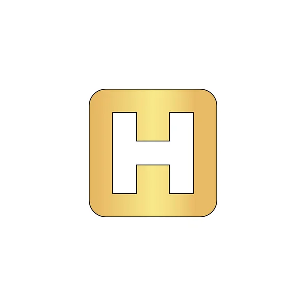 Symbol komputer Helipad — Wektor stockowy