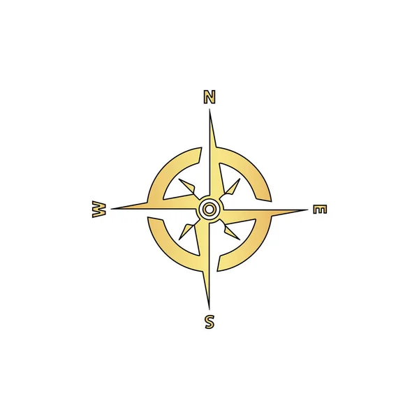 Boussole symbole informatique — Image vectorielle