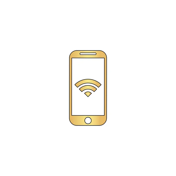 WiFi smartphone computer symbool — Stockvector