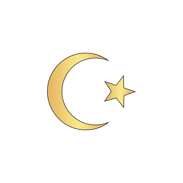 Islam computer symbol — Stock Vector