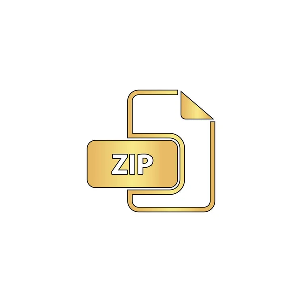 ZIP bilgisayar simgesi — Stok Vektör
