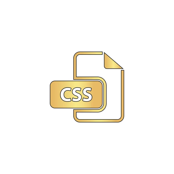 Simbolo del computer CSS — Vettoriale Stock