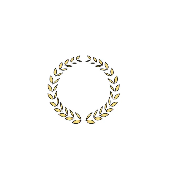 Triumph wreath computer symbol — Stock Vector