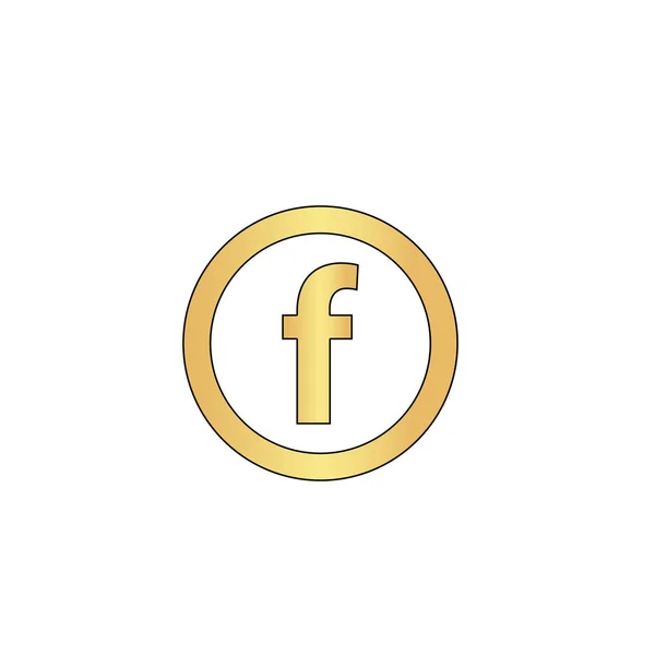 F Symbole informatique lettre — Image vectorielle