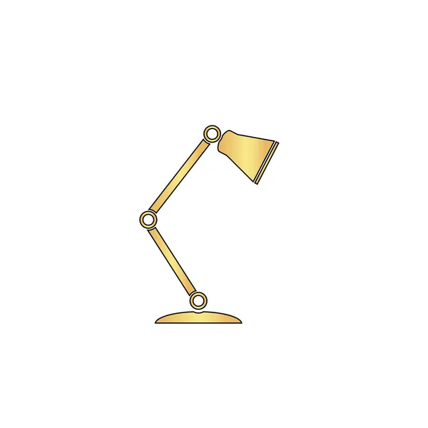 Tabell lampa dator symbol — Stock vektor
