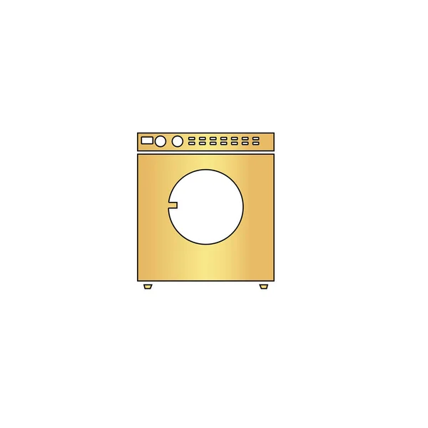 Waschcomputer-Symbol — Stockvektor