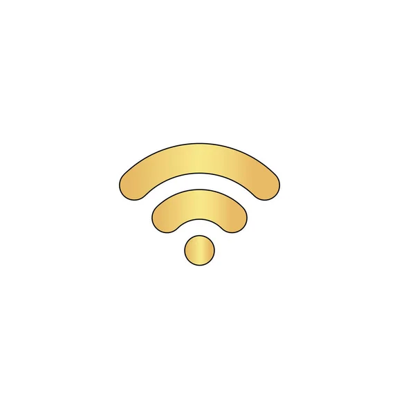 Wifi signal computer symbol — Stock Vector