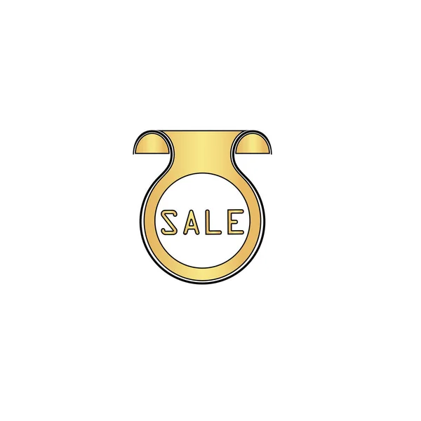 Sale computer symbol — Stock Vector