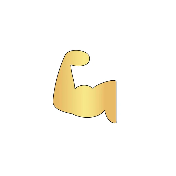 Biceps počítače symbol — Stockový vektor