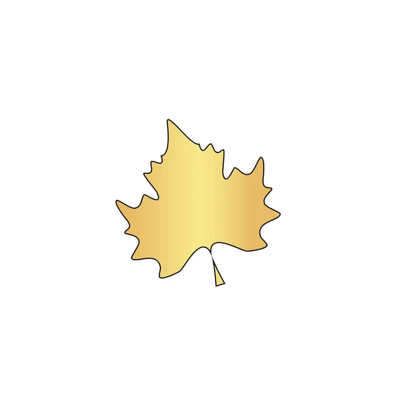 Simbolo del computer Maple Leaf — Vettoriale Stock