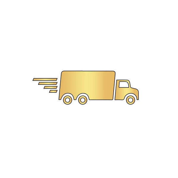 Компьютерный символ Fast Delivery — стоковый вектор