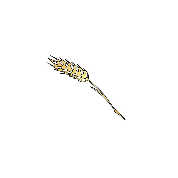 Wheat computer symbol — Stock Vector