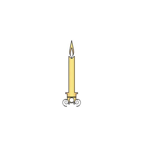Символ свечи — стоковый вектор