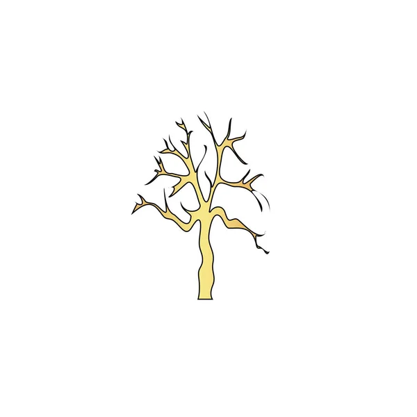 Vieil arbre ordinateur symbole — Image vectorielle