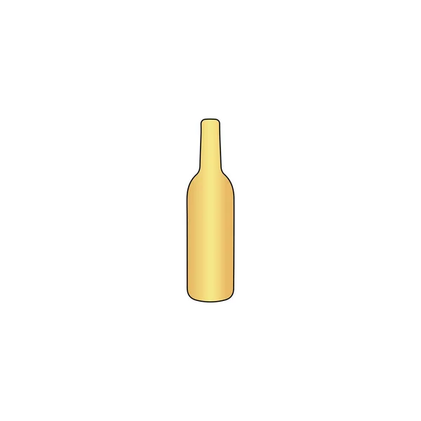 Alcohol botella ordenador símbolo — Vector de stock
