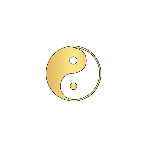 Ying-yang symbole de l'ordinateur — Image vectorielle