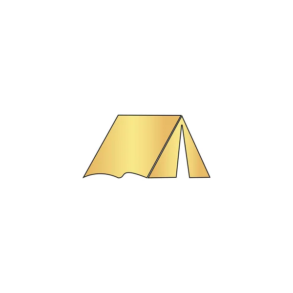 Tente ordinateur symbole — Image vectorielle