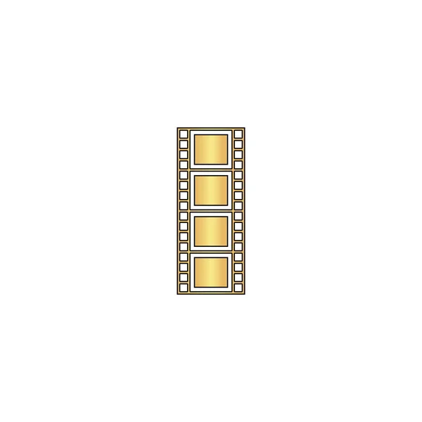 Film strip számítógép szimbólum — Stock Vector