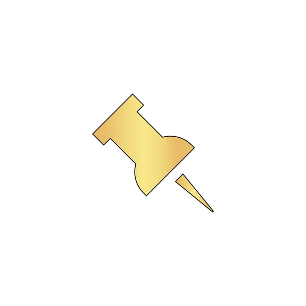 Pushpin computer symbol — Stock Vector