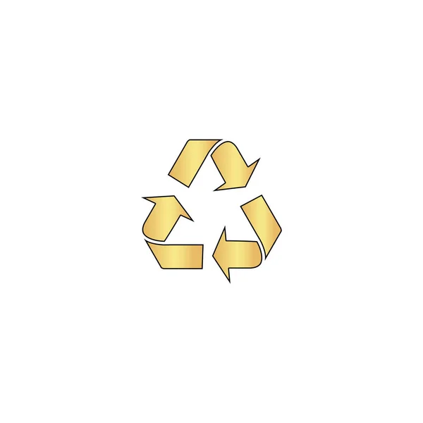 Recyclage symbole de l'ordinateur — Image vectorielle