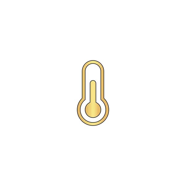 Thermometer computer symbol — Stock Vector