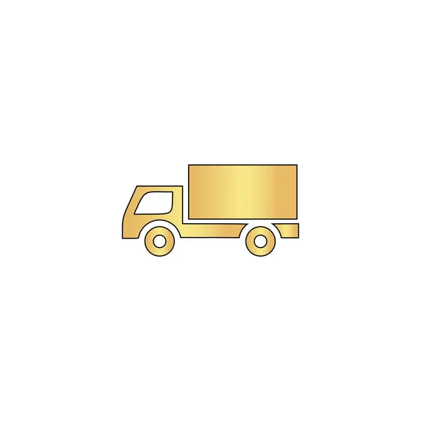 Cargo camion ordinateur symbole — Image vectorielle