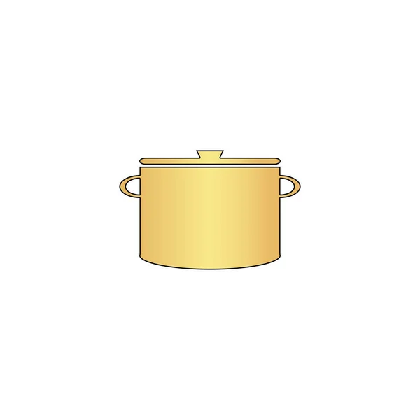 Symbole ordinateur casserole — Image vectorielle