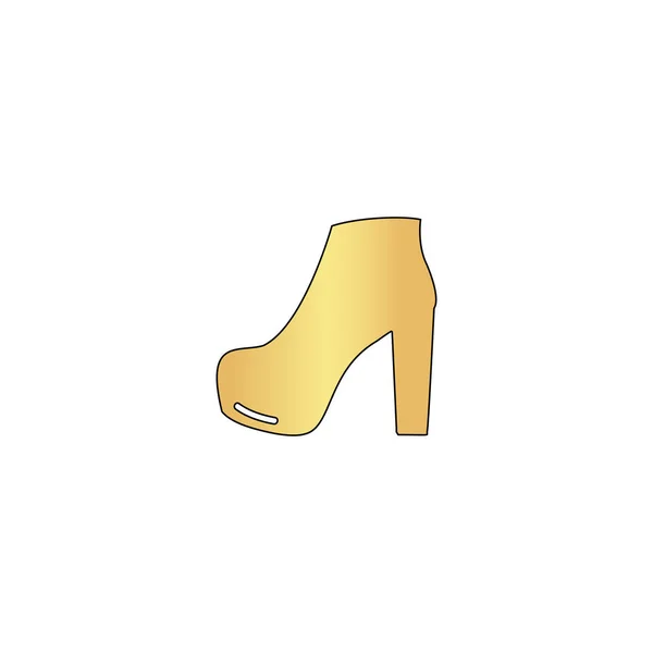 Chaussure ordinateur symbole — Image vectorielle