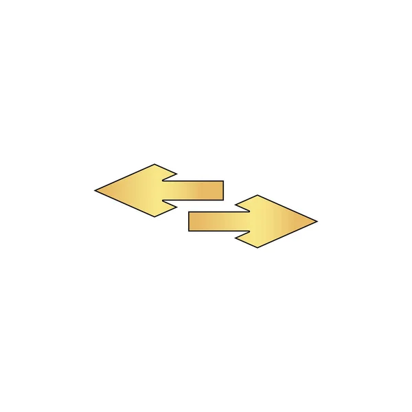 Flecha lateral símbolo del ordenador — Archivo Imágenes Vectoriales