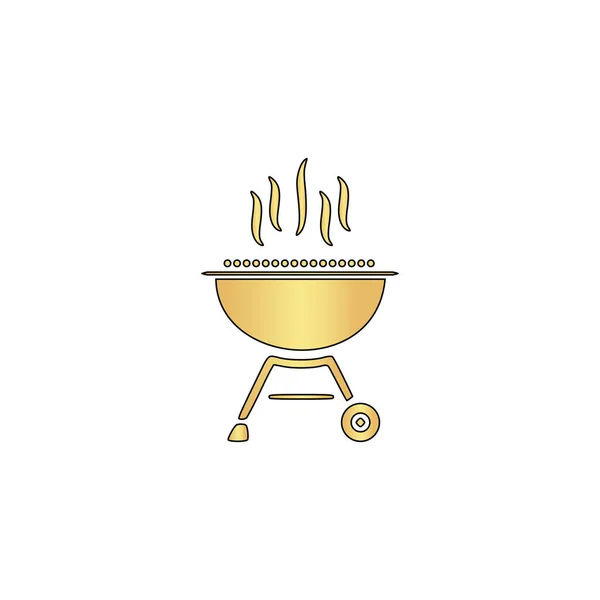 Barbecue computer symbool — Stockvector