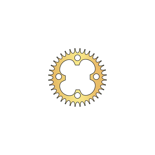 Pignons symbole informatique — Image vectorielle