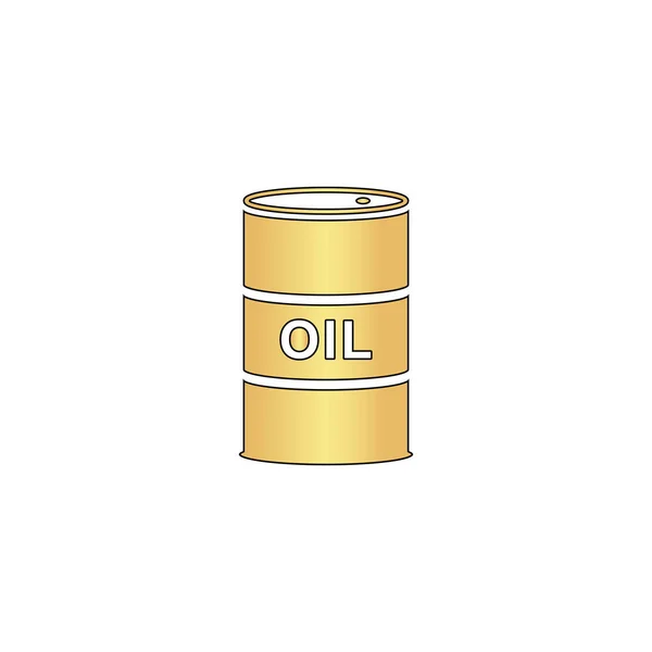 Σύμβολο υπολογιστή βαρέλια πετρελαίου — Διανυσματικό Αρχείο