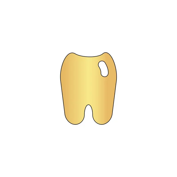 Зуб комп'ютер символ — стоковий вектор
